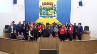 Alunos visitam Câmara Municipal