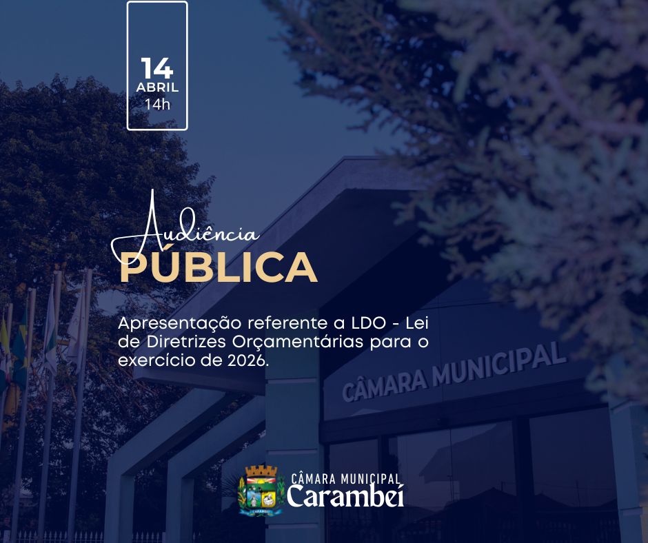 Audiência Pública - LDO 2026