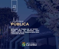 Audiência Pública referente ao Projeto de Lei nº 15/2025