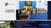 Câmara Municipal realiza a 7ª Sessão Ordinária da 8ª Legislatura