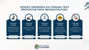 Câmara realiza 8ª Sessão Ordinária com foco em infraestrutura urbana Câmara realiza 8ª Sessão Ordinária com foco em infraestrutura urbana