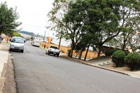 Colocação de faixas elevadas na Rua das Orquídeas