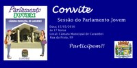 Coordenação do Parlamento Jovem divulga calendário das Sessões 2016.