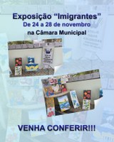 EXPOSIÇÃO “IMIGRANTES”
