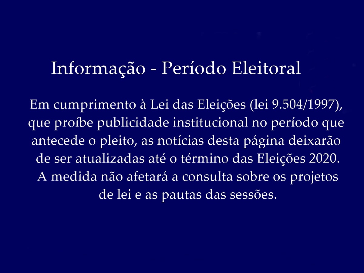 Informação - Período Eleitoral