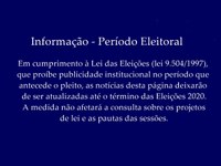 Informação - Período Eleitoral