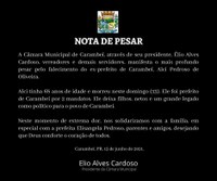 Nota de Pesar