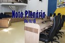 Nota Plenária da 37ª sessão ordinária Nota Plenária da 37ª sessão ordinária