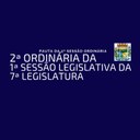 Pauta da 2ª Sessão Ordinária