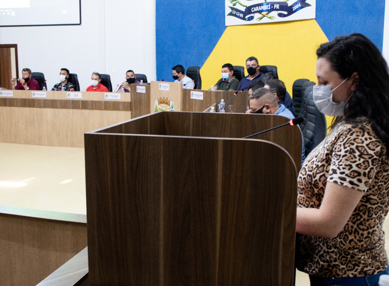 Representante das mães em defesa do aleitamento materno faz uso da tribuna para falar da importância do aleitamento materno