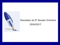 Resultado da Sessão Ordinária do dia 25/04/2017