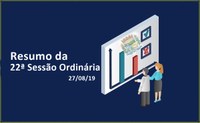 Resumo da sessão plenária de terça-feira, 27 de agosto