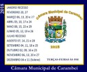 SESSÕES ORDINÁRIAS DA CÂMARA MUNICIPAL DE CARAMBEÍ 2018