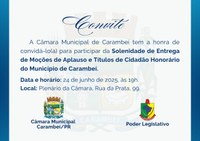 Solenidade de Entrega de Moções de Aplauso e Títulos