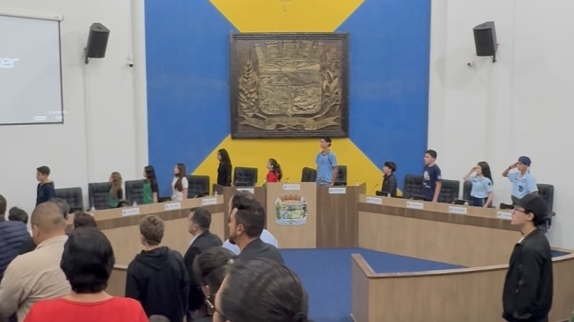 Vereadores do Parlamento Jovem 2025/2026 tomam Posse